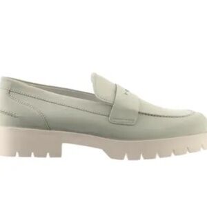 Miz Mooz Women's Soft Blue Leather Loafers